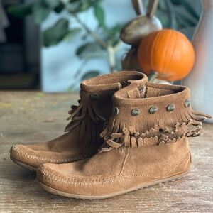 Minnetonka Tassel Booties
